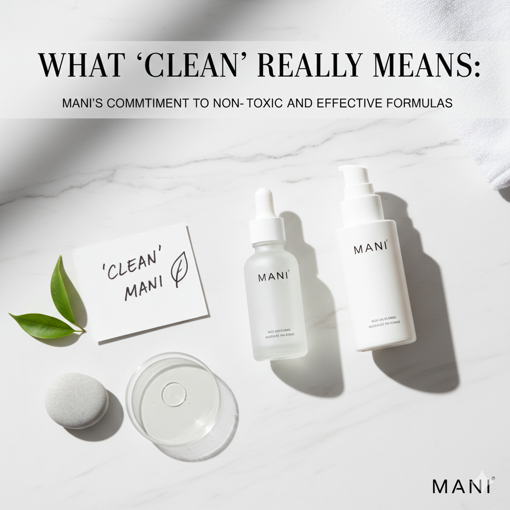 What "Clean" Really Means: MANI’s Commitment to Non-Toxic and Effective Formulas