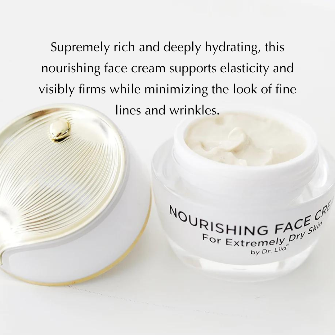 Super Nourishing Calming Face Cream for Extremely Dry & Sensitive Skin – Vegan & Hypoallergenic