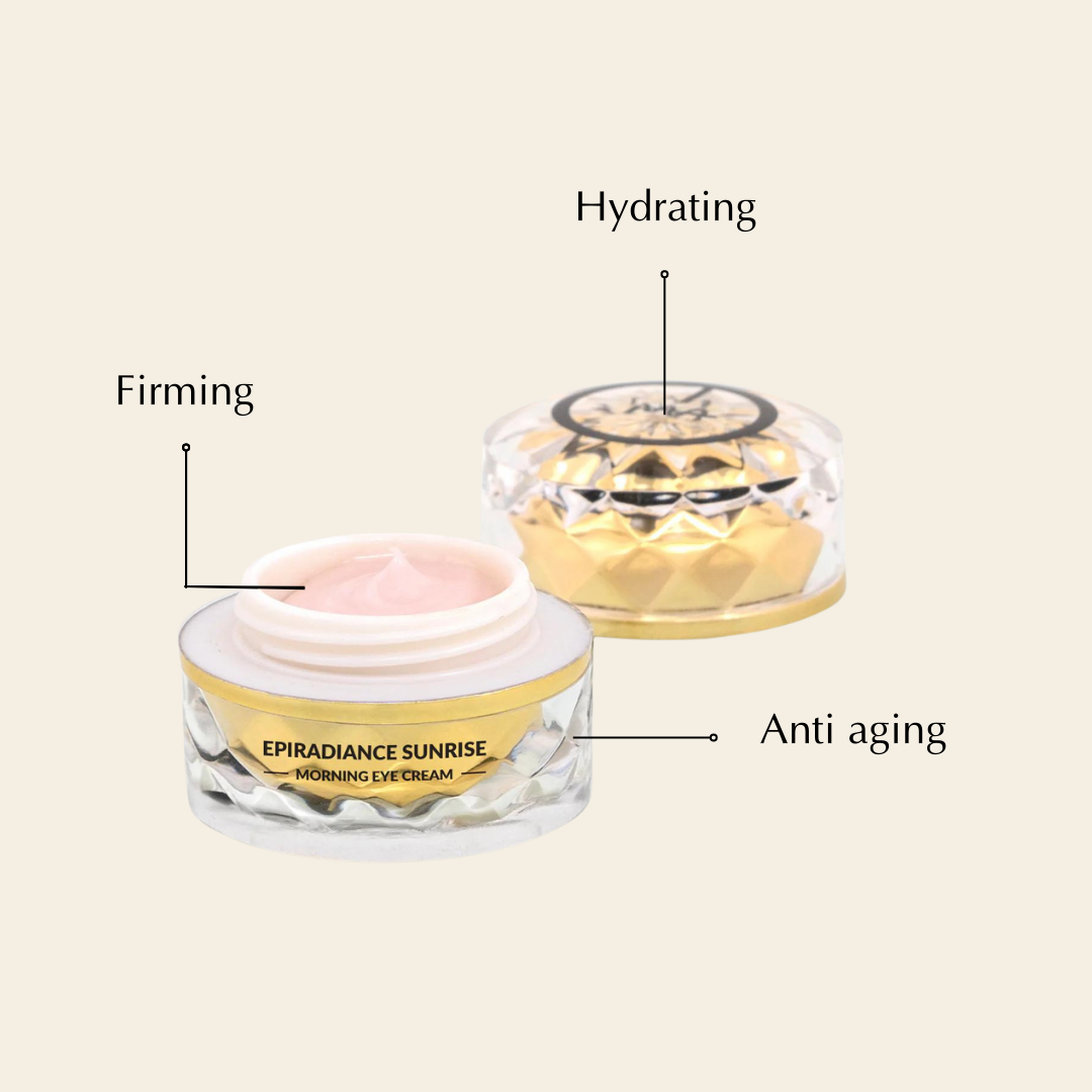 Sunrise Nourishing & Firming Eye Rescue Cream – Radiant Glow (Vegan, Gluten-Free, Sensitive-Skin Safe)