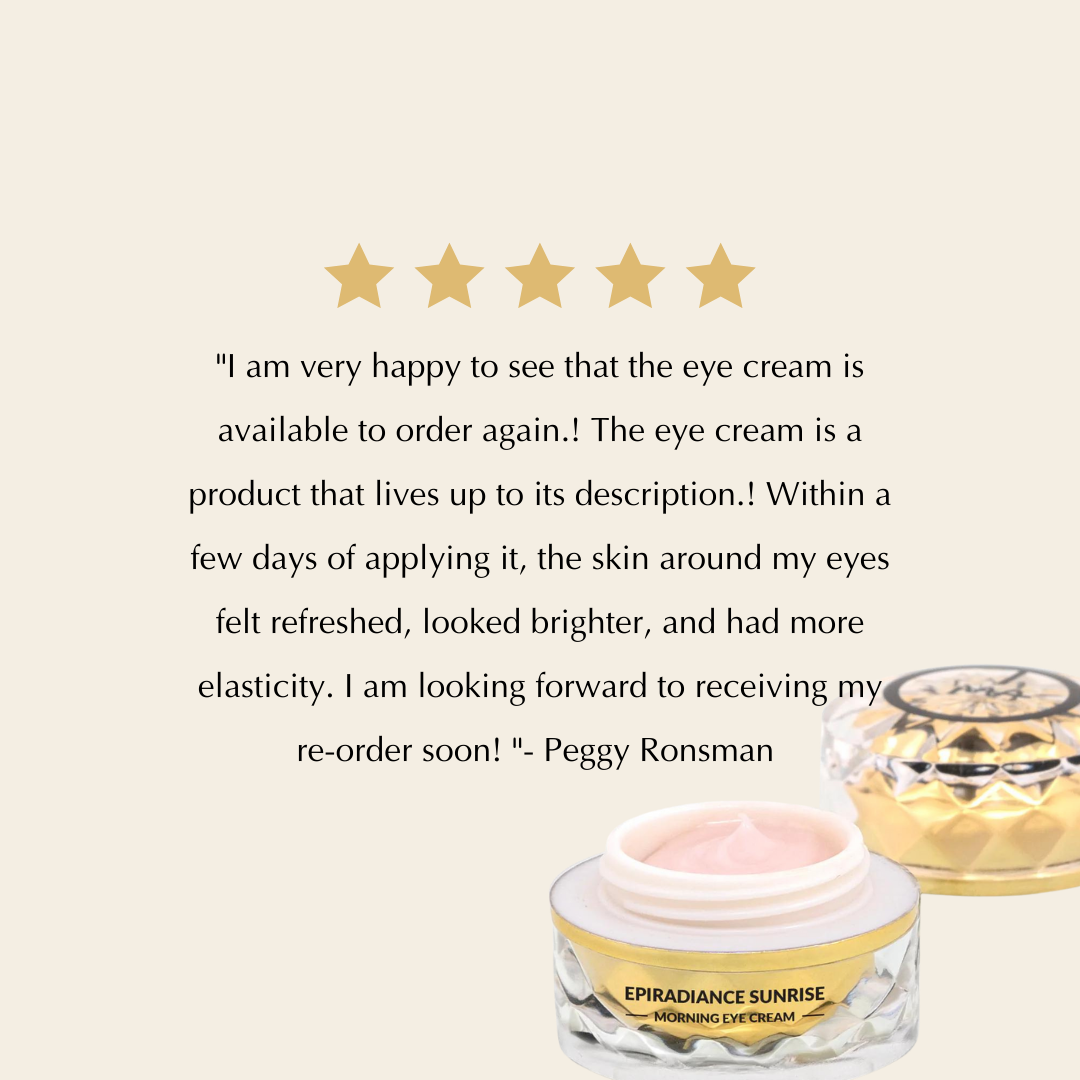 Sunrise Nourishing & Firming Eye Rescue Cream – Radiant Glow (Vegan, Gluten-Free, Sensitive-Skin Safe)
