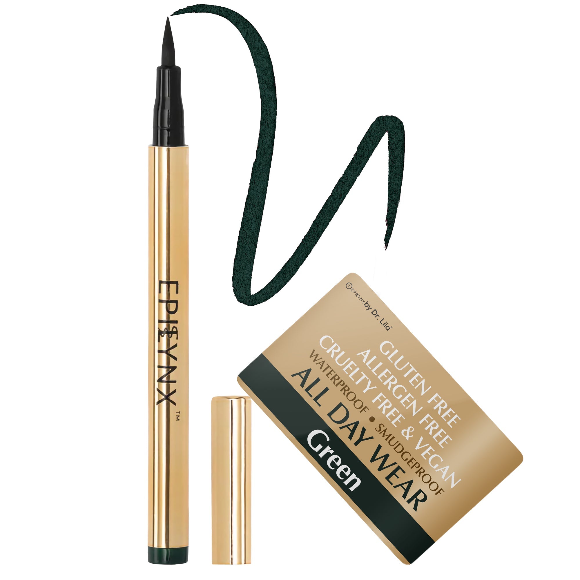 Waterproof Liquid Eyeliner Pen – Vegan, Gluten-Free, Smudge-Proof Precision in Matte & Shimmer Shades