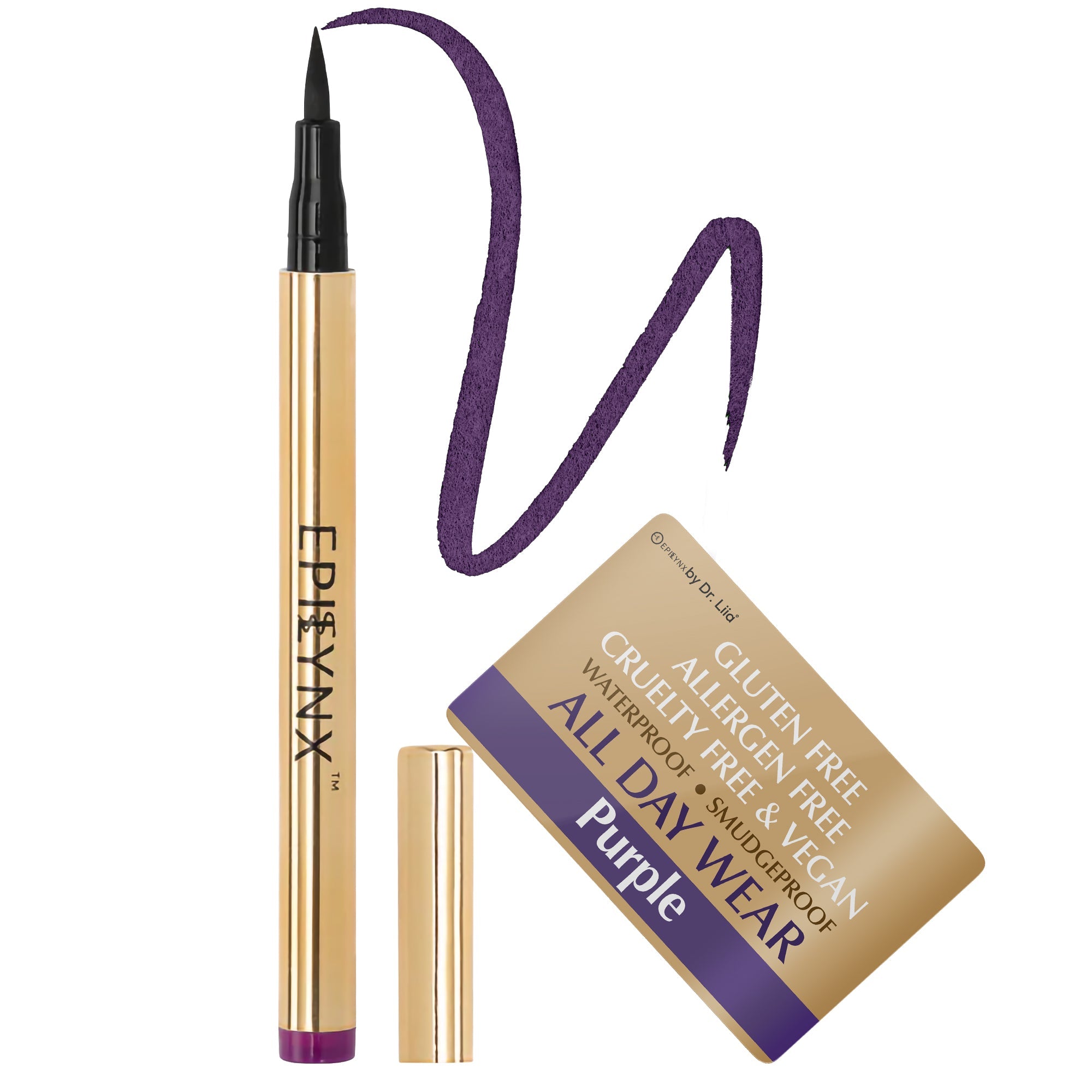 Waterproof Liquid Eyeliner Pen – Vegan, Gluten-Free, Smudge-Proof Precision in Matte & Shimmer Shades