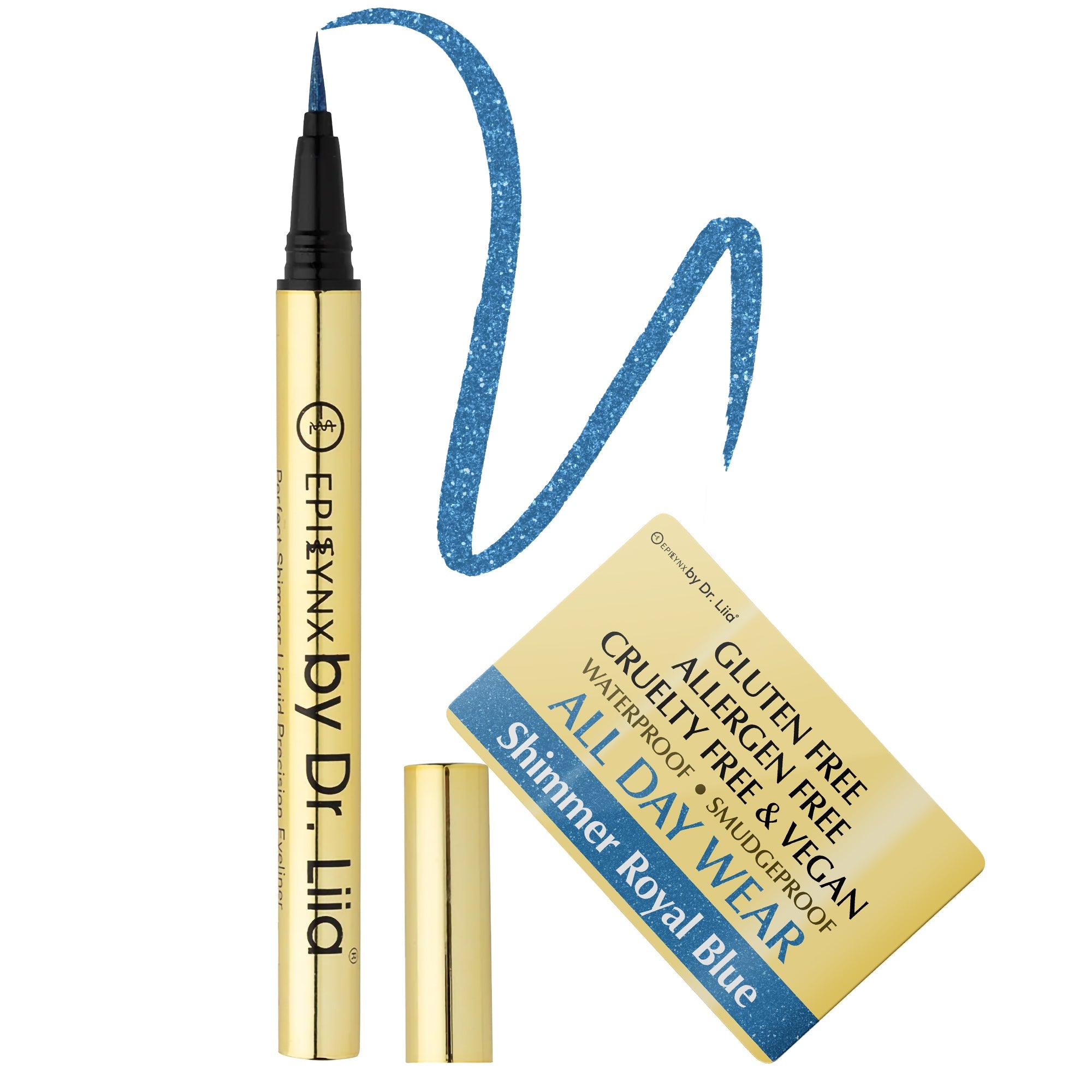 Waterproof Liquid Eyeliner Pen – Vegan, Gluten-Free, Smudge-Proof Precision in Matte & Shimmer Shades