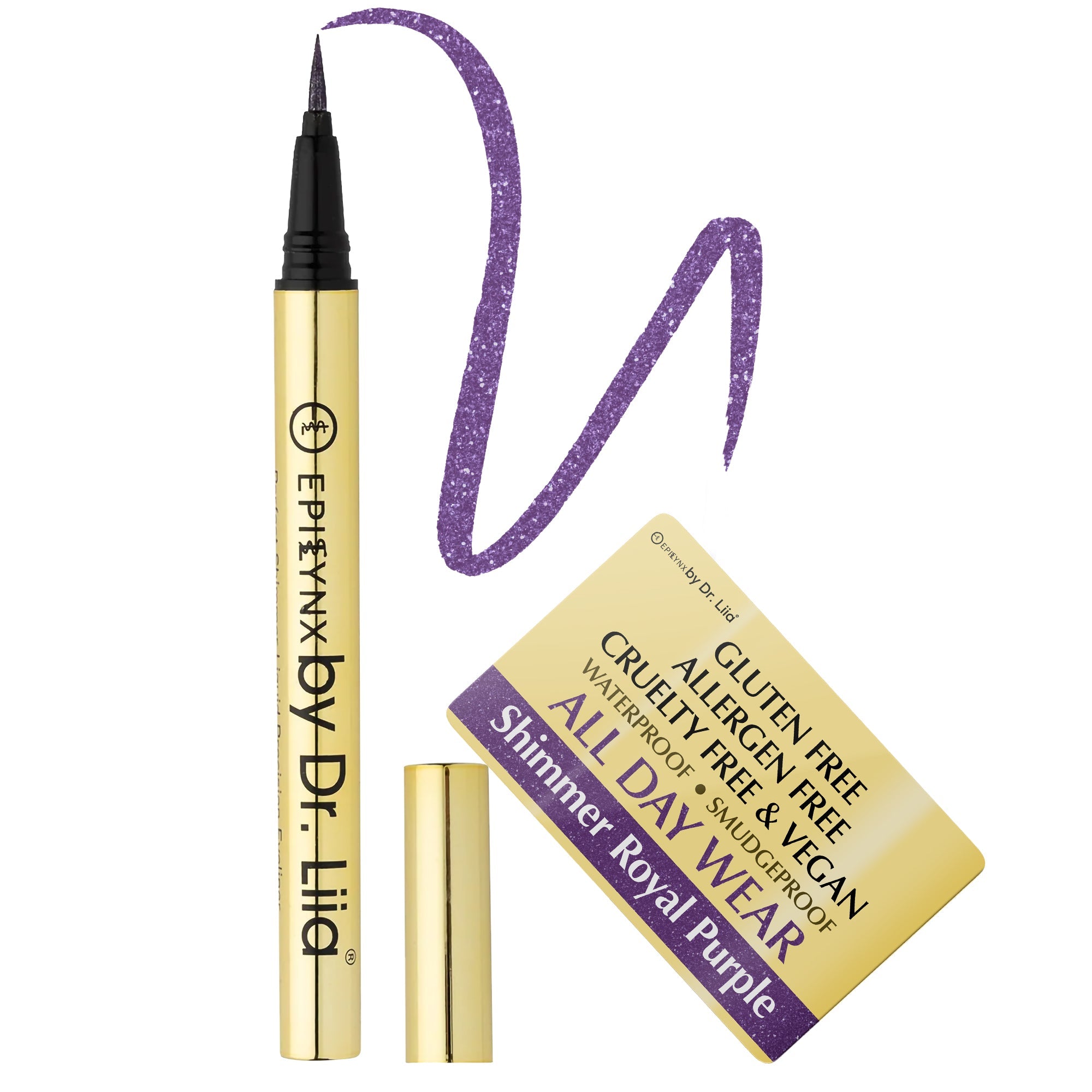 Waterproof Liquid Eyeliner Pen – Vegan, Gluten-Free, Smudge-Proof Precision in Matte & Shimmer Shades