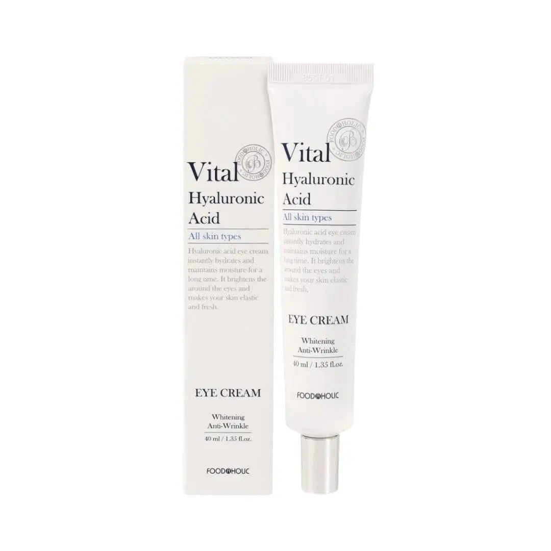 Vital Hyaluronic Acid Eye Cream with packaging on a white background