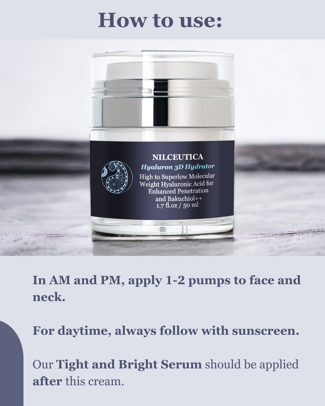 Hyaluron 3D Hydrator Multi Lamellar Emulsion The Advanced Response Face and Neck Cream-Serum