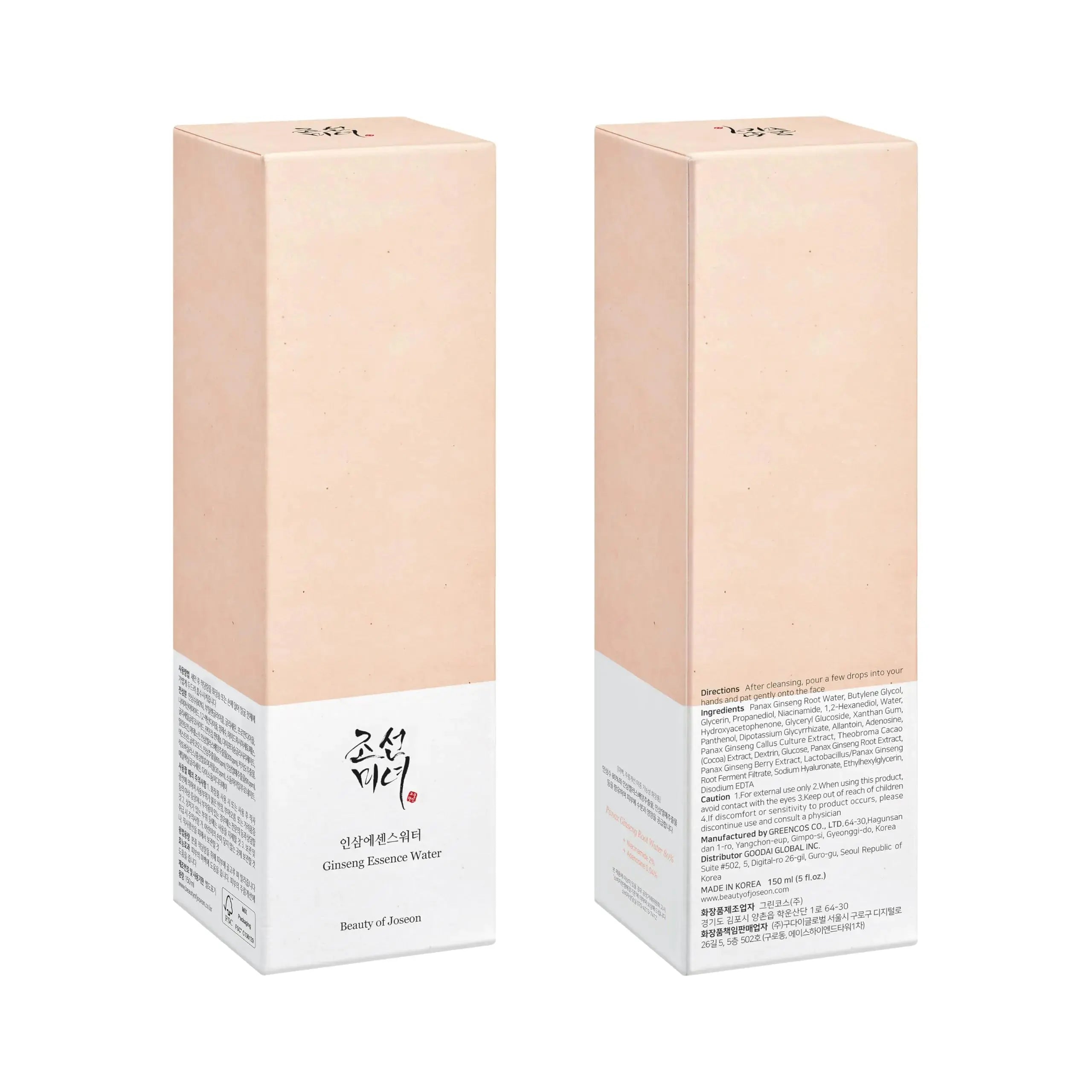 Joseon Ginseng Essence Water Hydrating Face Tone | Korean Moisturizing Skin Care for Men and Women