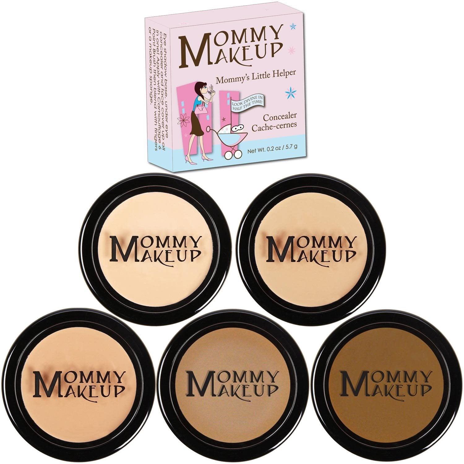Mommy's Little Helper Concealer, Eyeshadow Base & Face Cover Up - Sleeping Beauty (Light/Medium)