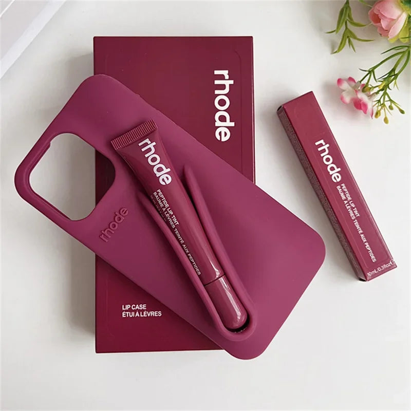 New Set Rhode Lip Case – Phone Case, Peptide Lip Tint & Gift Box