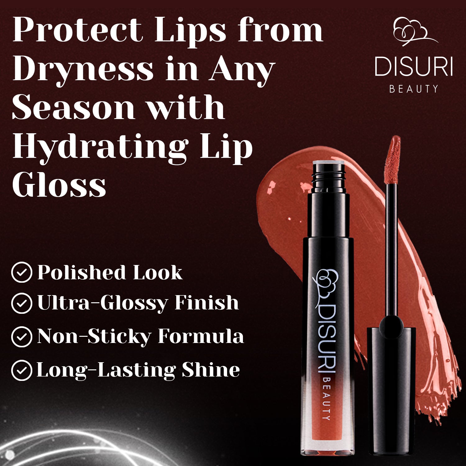 DISURI Beauty Glossy Blast Lip Gloss - Nana