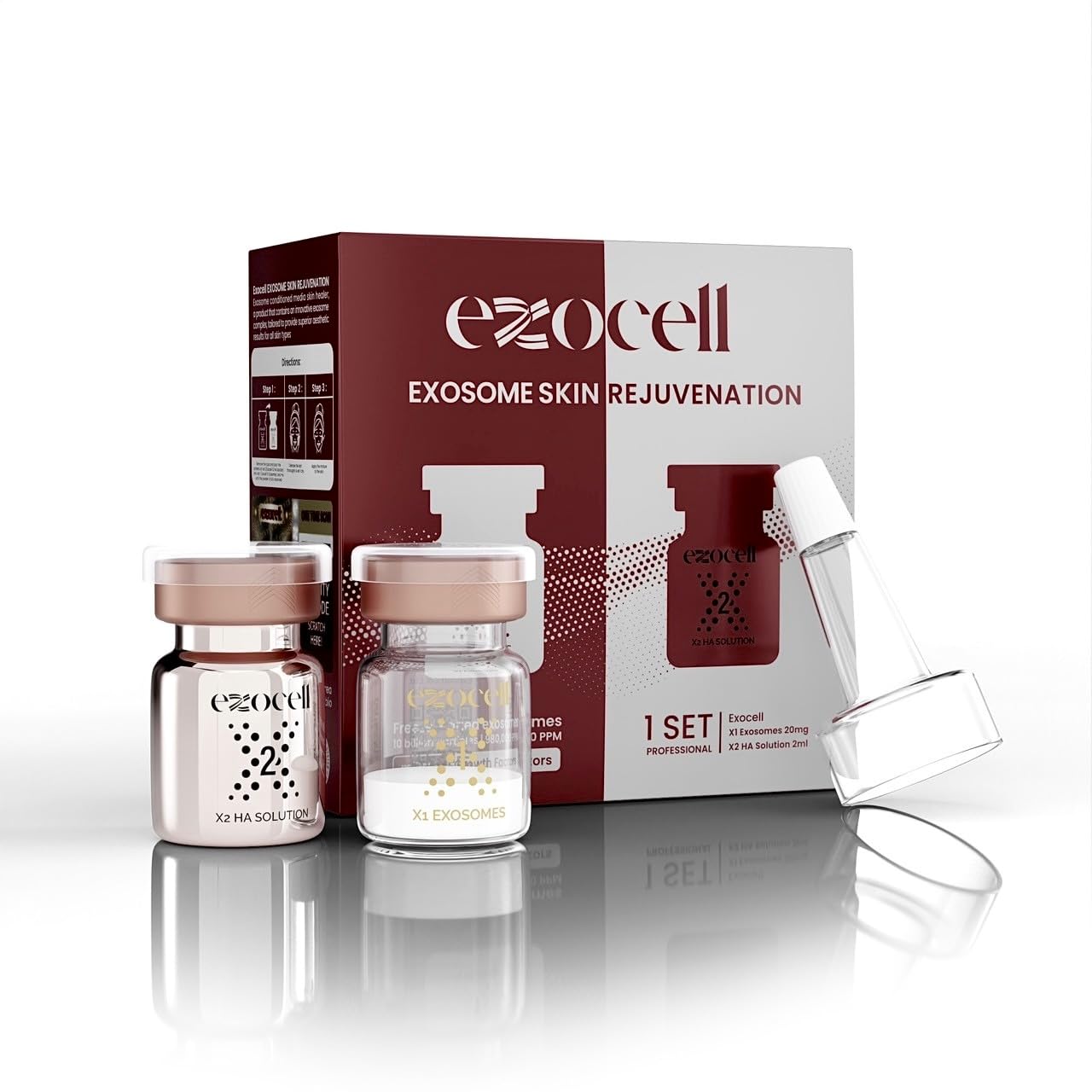 EXOCELL Glass Skin Mask Pack, Korean Peel-Off Mask for Ultimate Glossy Skin Finish 60 ml