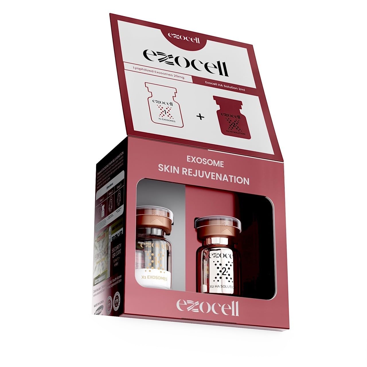 EXOCELL Glass Skin Mask Pack, Korean Peel-Off Mask for Ultimate Glossy Skin Finish 60 ml